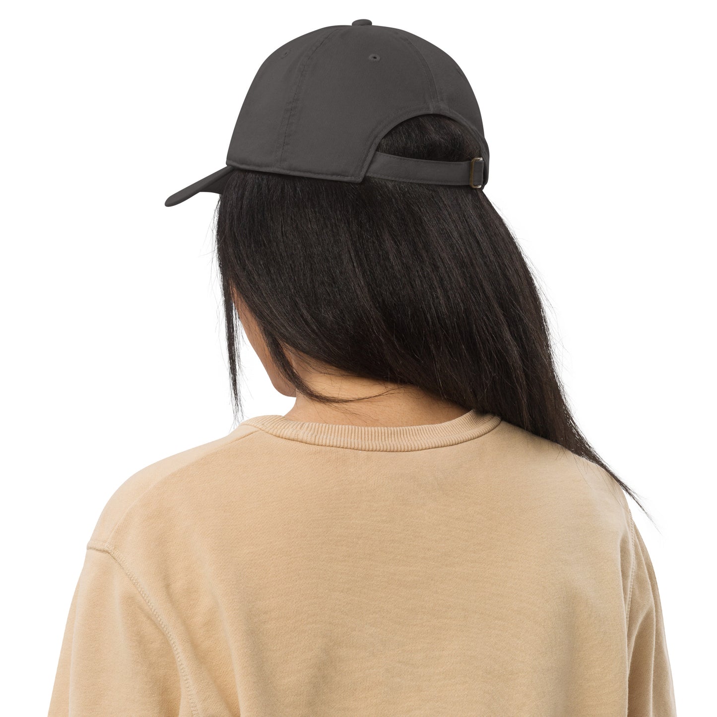 Anti-cute image for jerk dolphins organic dad hat