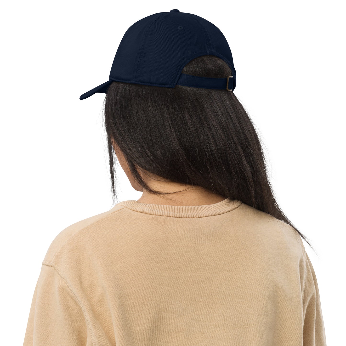 Anti-cute image for jerk dolphins organic dad hat