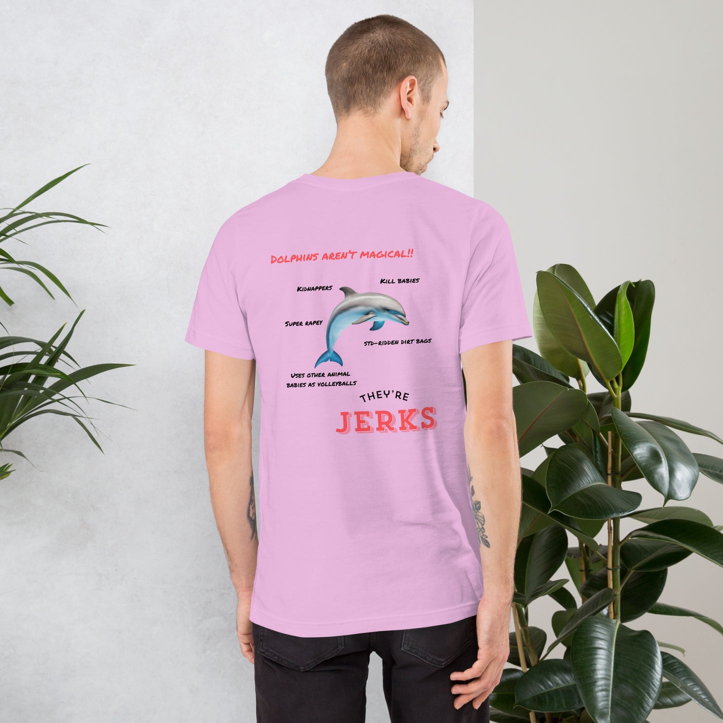 Dolphins are jerks unisex t-shirt